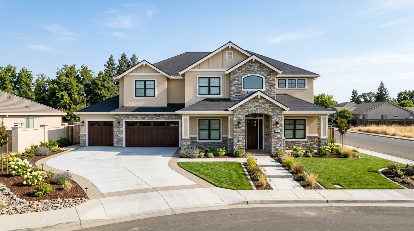 Completed turnkey construction project on a home in Stockton, CA